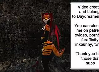 Training a furry slave for wild action, wanna see? 😈