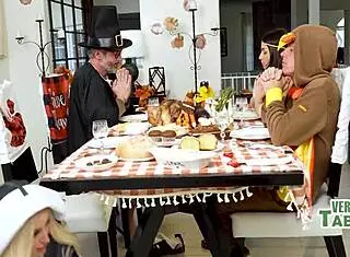 wet thanksgiving feast of lust and juices