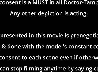 Doctor blasts Rebel Wyatt's pussy with hot cum backstage! 💥