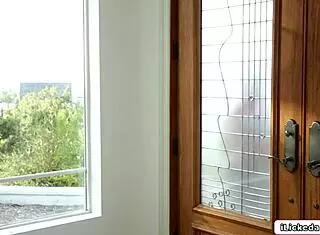 Lesbian athlete fingers and sits on petite journalist’s face