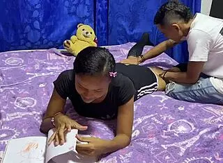 I Ride My Stepsister Hard And Fill Her Tight Hole With Cum. Her Big Ass Bounces Wildly In Close-Up Action.