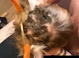 Oh Deer! Cute Costumed Girl with Big Tits Gets Facefucked and Moans Loudly.