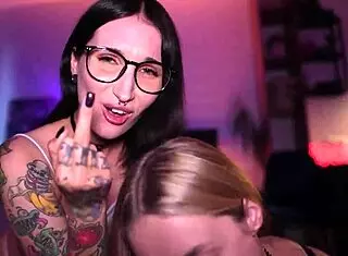 sneaky stepbro set me and my girlfrend up for anal and double blowjob, it was so hot