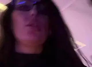 In the club, I played with my pussy