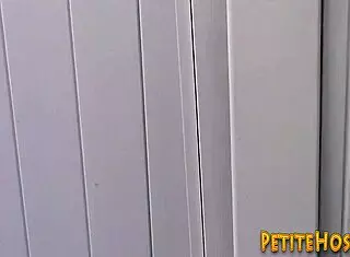 Hey, that little amateur babe rides cock after blowjob