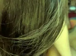 Chubby ebony MILF with huge ass and monster cock gets handjob and oral in stockings