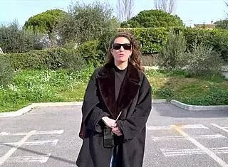 Beautiful french brunette milf livia begs for intense fucking with big natural tits