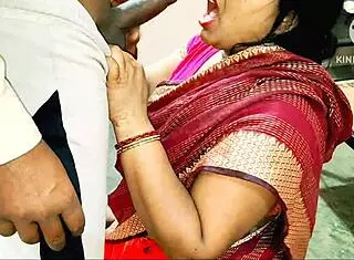 Indian mature maid takes monster cock deepthroat and doggystyle hardcore