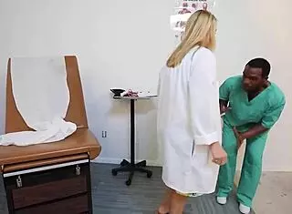 Sluttiest Doctor Joslyn Jane Rides Rome Major. He Cums on Her Big Assets.