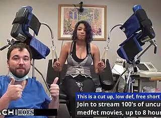 Human Guinea Pig Forced into Hitachi Orgasms by Doctor Tampa