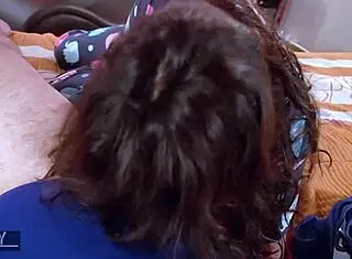 hey stepsister don't enter my room at night we might get caught i fuck her hard making her moan and cum on tits 😩💦