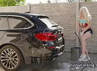 titty fucking busty blonde girlfriend