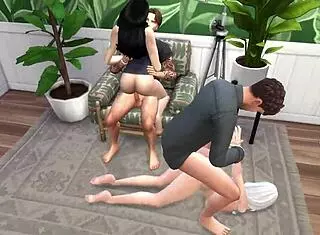 Stepson fucks latina's big ass with huge cock!