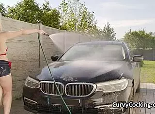 titty fucking busty blonde girlfriend