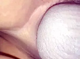 Neighbor Katy moans loudly while fucking and getting creampied when her husband is away.