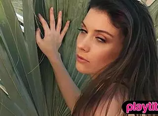 Petite Czech Beauty Strips Naked Outdoors To Flaunt Her Curvy Figure