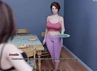 OMG, look at that busty milf stepmom! Want to seduce her?