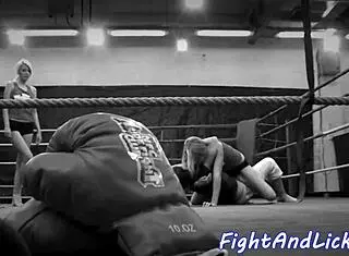 petite euro babe wrestling busty lesbian