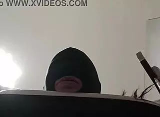 Tied up milf fucked in mouth, pussy, and ass blindfolded!