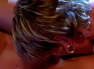 Vicky Vette's shaved pussy takes monster cock blowjob and cumshot.