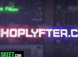 Shoplyfter Teen Thief Gets Tight Hole Stuffed by Guard!