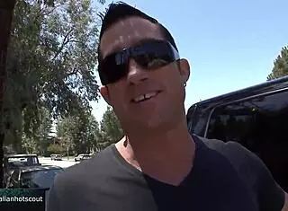 I watch this gorgeous blonde girl fuck a hot guy with huge cock it's so horny