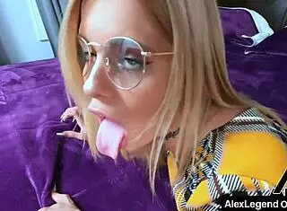 Filling Coed's Big Pussy With Monster Cock