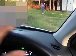 i pick up 18-year-old stranger on street for rough creampie and blowjob with big cock