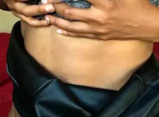 ebony milf starts with a vibrator on her wet pussy, then pees