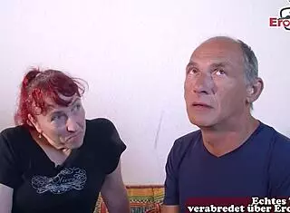 Redhead wife shared in threesome