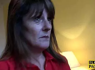 I'm the religious mature sub getting ravaged in doggystyle, spanked in my heels and stockings.