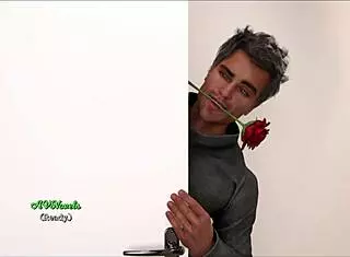 Leap of faith 100 in hentai anime game with big tits