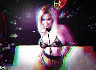 Blonde with big tits riding big cock in intimate hardcore fuck ending with sloppy cream pie