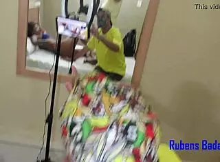 Petite Latina Rides Big Cock Rough POV