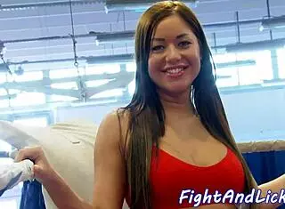 Amateur Lesbians Lick Each Other Passionately