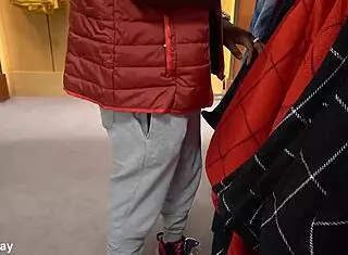 Sucking Dick for Christmas Presents - Big Tits Outdoor Fun?