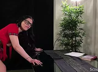 Oh Wow! German Milf Teacher Fucks Young Student In Classroom!