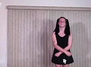 Anal creampie for Daisy Garcia after cheerleader squad fuck with Seth