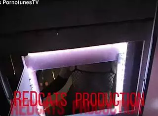 Horny student craves tight milf pussy at gloryhole. Third-person view shows every creampie detail.