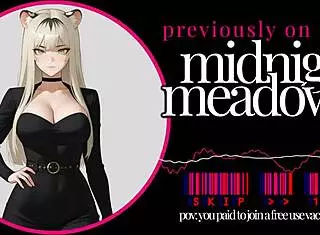 ff m erotic audio, uh, midnight meadows feminization strapon play... so wild!