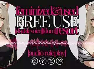 ff m erotic audio, uh, midnight meadows feminization strapon play... so wild!