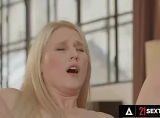 diane chrystall warms ass with butt plug for hard cock