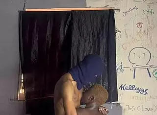 Have you seen this ebony amateur with huge curves sucking big black cock before assfucking?