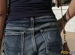 teen babe drilled hard pov with facial cum! 😍