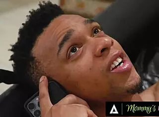 Hey, shy stepson-in-law, enjoy this wild massage from stacked MILF Caitlin Bell!