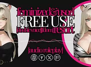 ff m erotic audio, uh, midnight meadows feminization strapon play... so wild!