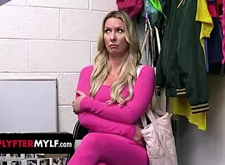 Desperate Yoga Teacher Caught Shoplifting, Rides Hard in Sex Tape