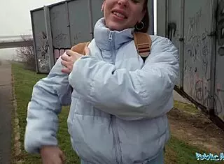 She takes his huge cock all the way down after losing a game! 😜