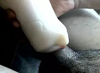 Feeling The Intense Pleasure Of A Huge Cock In This Realistic Fuck Doll Fleshlight!