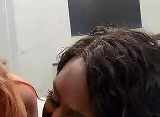 Double trouble as Ayla Harper and Omgianas deliver sultry gay POV blowjob